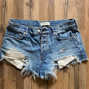 Free People Jean Shorts